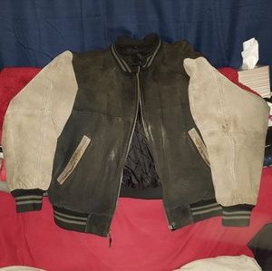 Men's Leather varsity jacket